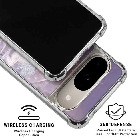 Moon Unicorn by Laurie Prindle Google Pixel 10 Clear Case